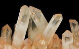 Tangerine Quartz Crystal Cluster - Madagascar #112805-1